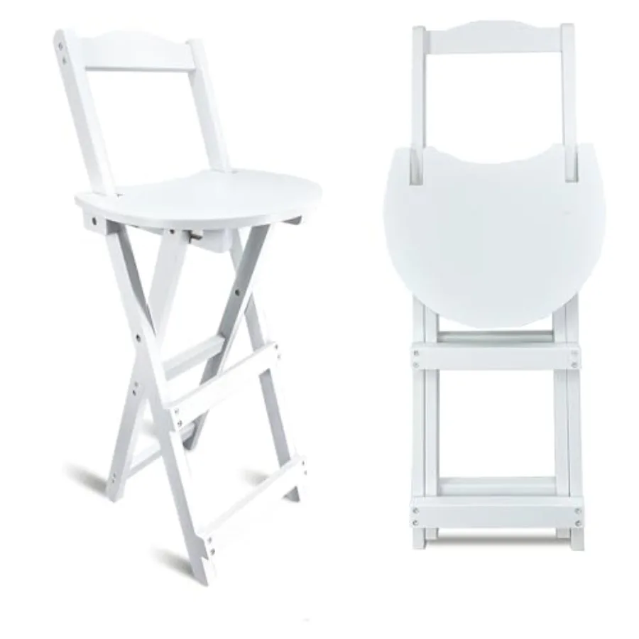 

Folding Bar Stool Kitchen24 inch Folding Kitchen Counter Chair Portable Wooden Bar Stool Outdoor Shop Kitchen Restaurant Coffee