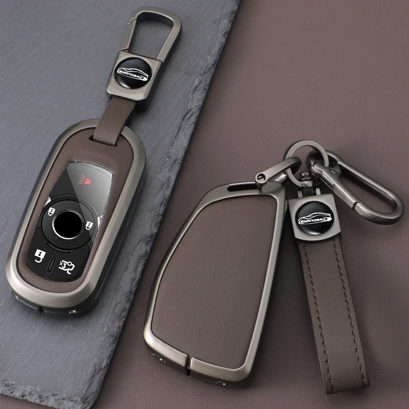 

Car Key Case For Buick B 5 buttons OPEL Astra G H J Mokka Insignia Vectra Meriva Corsa Zafira Zinc alloy+leather Accessories