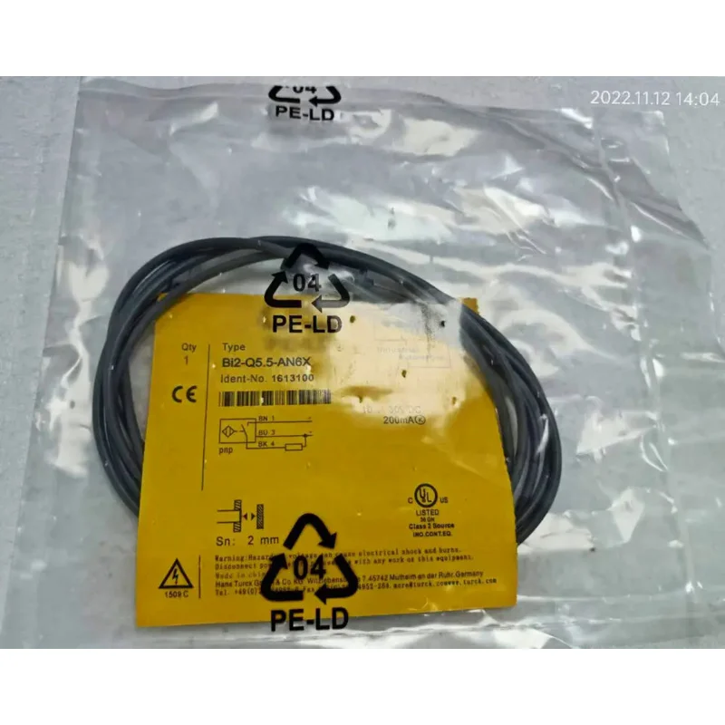 1PC Turck BI2-Q5.5-AN6X Proximity Switch BI2Q55AN6X New