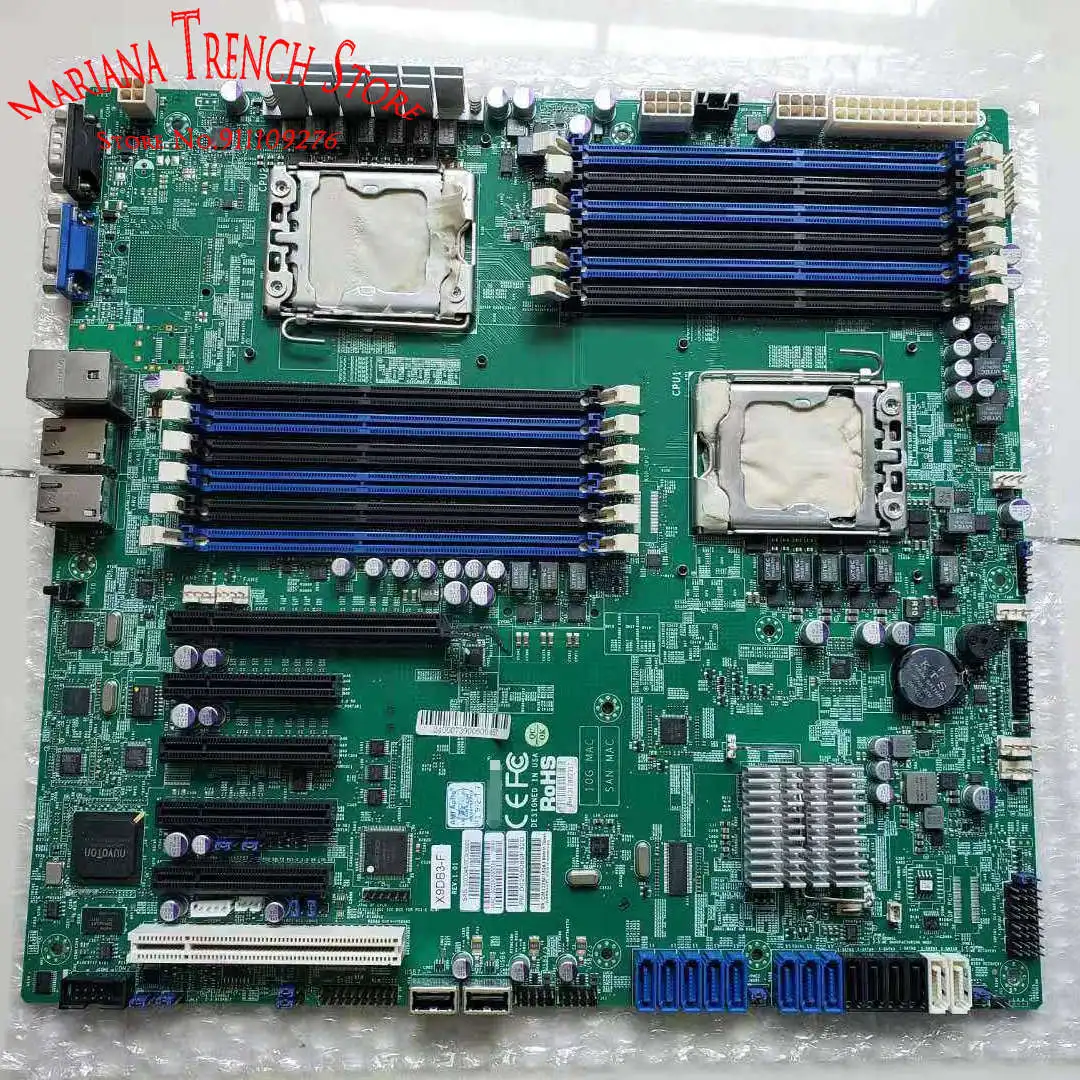X9DB3-F Supermicro マザーボード LGA1356 Xeon プロセッサ E5-2400 v2 DDR3 8x SAS/SATA2 ポート C606 から