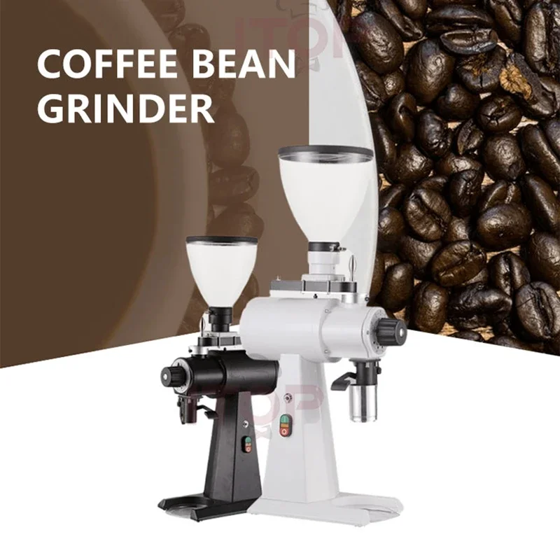 Quantitative Coffee Milling Grinder 98mm SUS420 Cast Steel Burr Metal Body Coffee Grinder for Espresso/Hand Brewed Powder