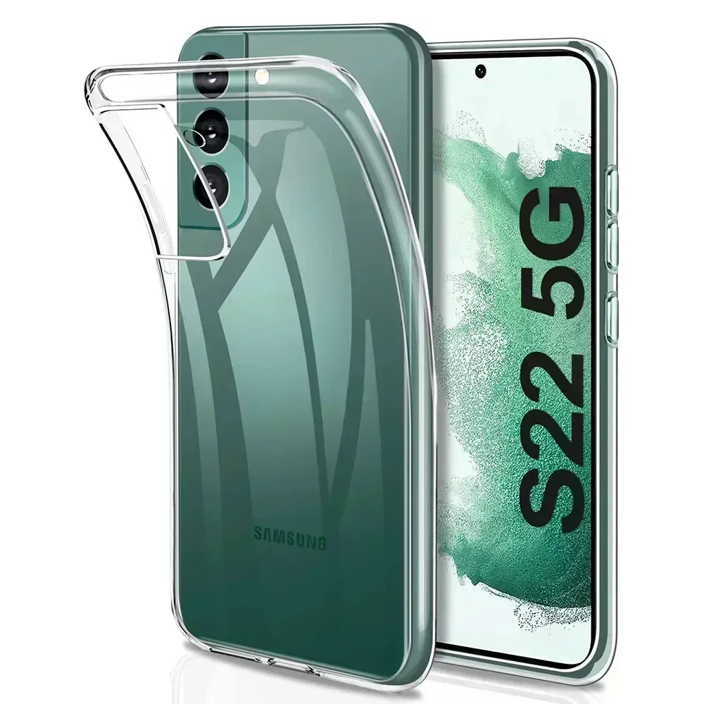 Ultra Thin Soft Case For Samsung Galaxy S23 S22 S21 S20 Note 20 Ultra 10 S10 S9 Plus 9 8 Clear Silicone Back Case Cover Shell