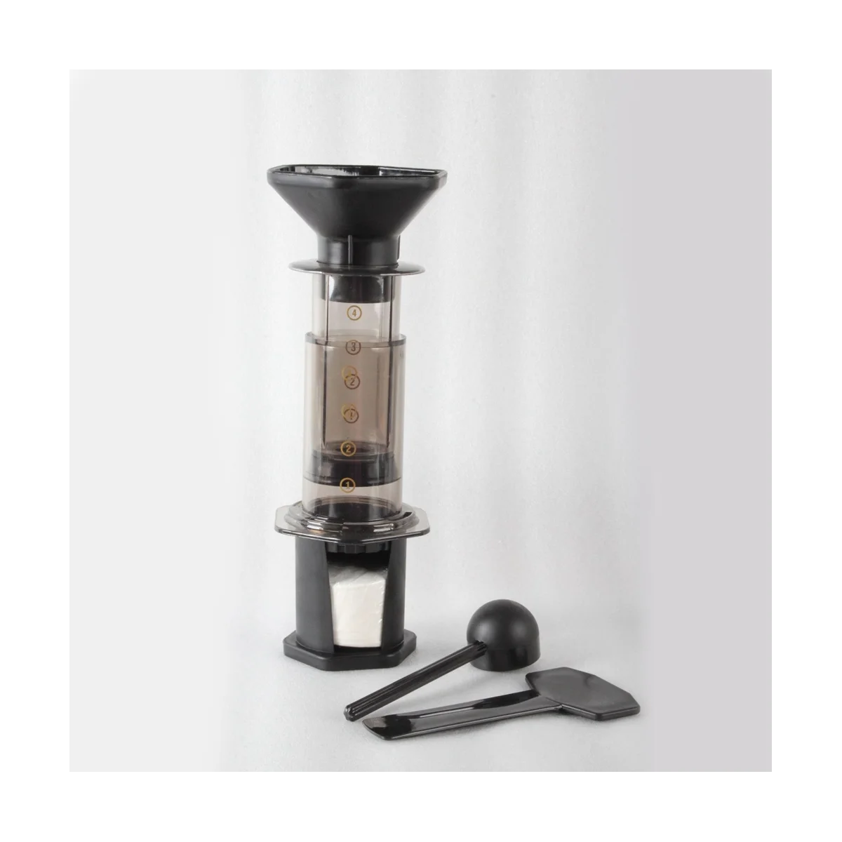 A14G-إبريق قهوة محمول مخمر يدويًا وعاء ضغط فرنسي ضغط يدوي مرشح بالتنقيط لمكتب المنزل والسفر مخيم صانع القهوة