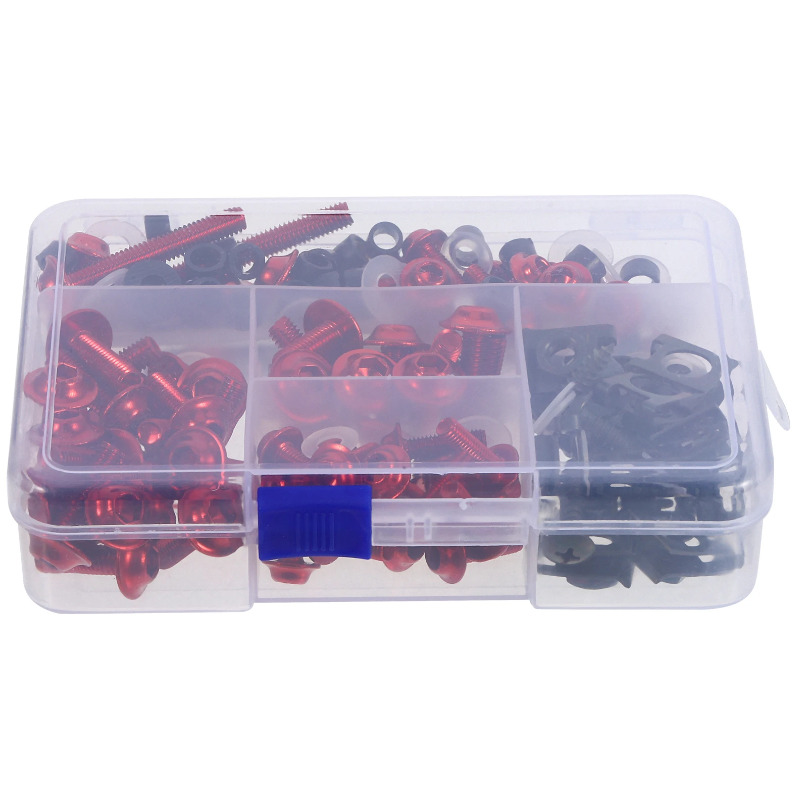 

Bolts Motorcycle Modification Motorbike Screws Aluminum Alloy Parts Kit Red Replacement Accessory