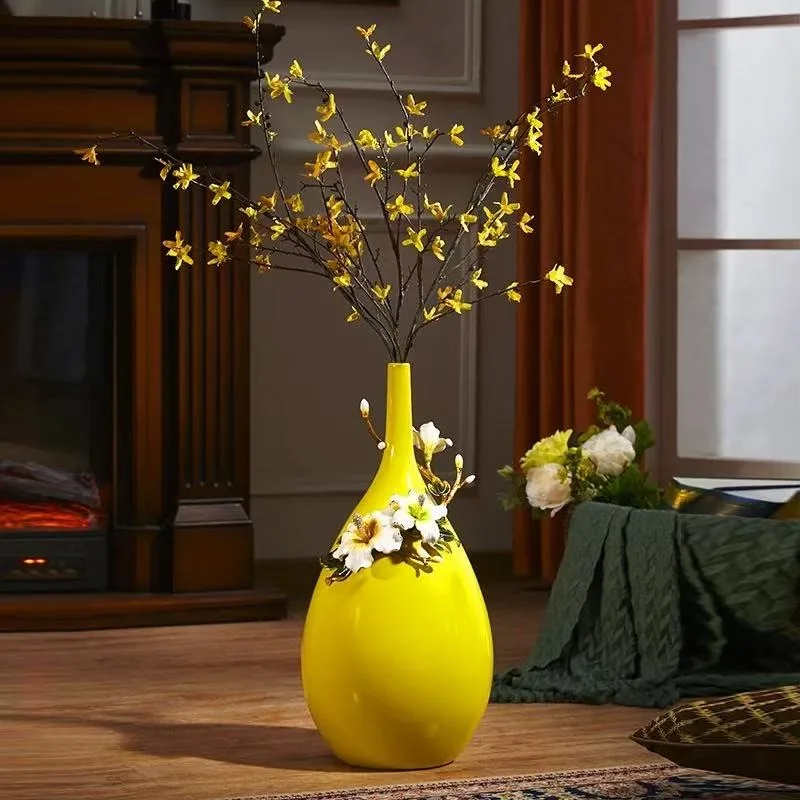 

Ping An Jufu Vase, Creative Art Flower Arrangement, Glass Vase Decorative Ornament