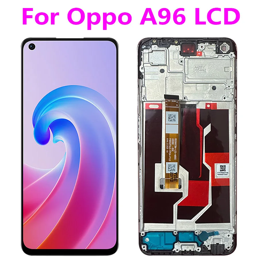 6.59\'\' IPS For Oppo A96 LCD Display Screen Touch Panel Digitizer Replacement Parts For Oppo A96 LCD With Frame 	CPH2333