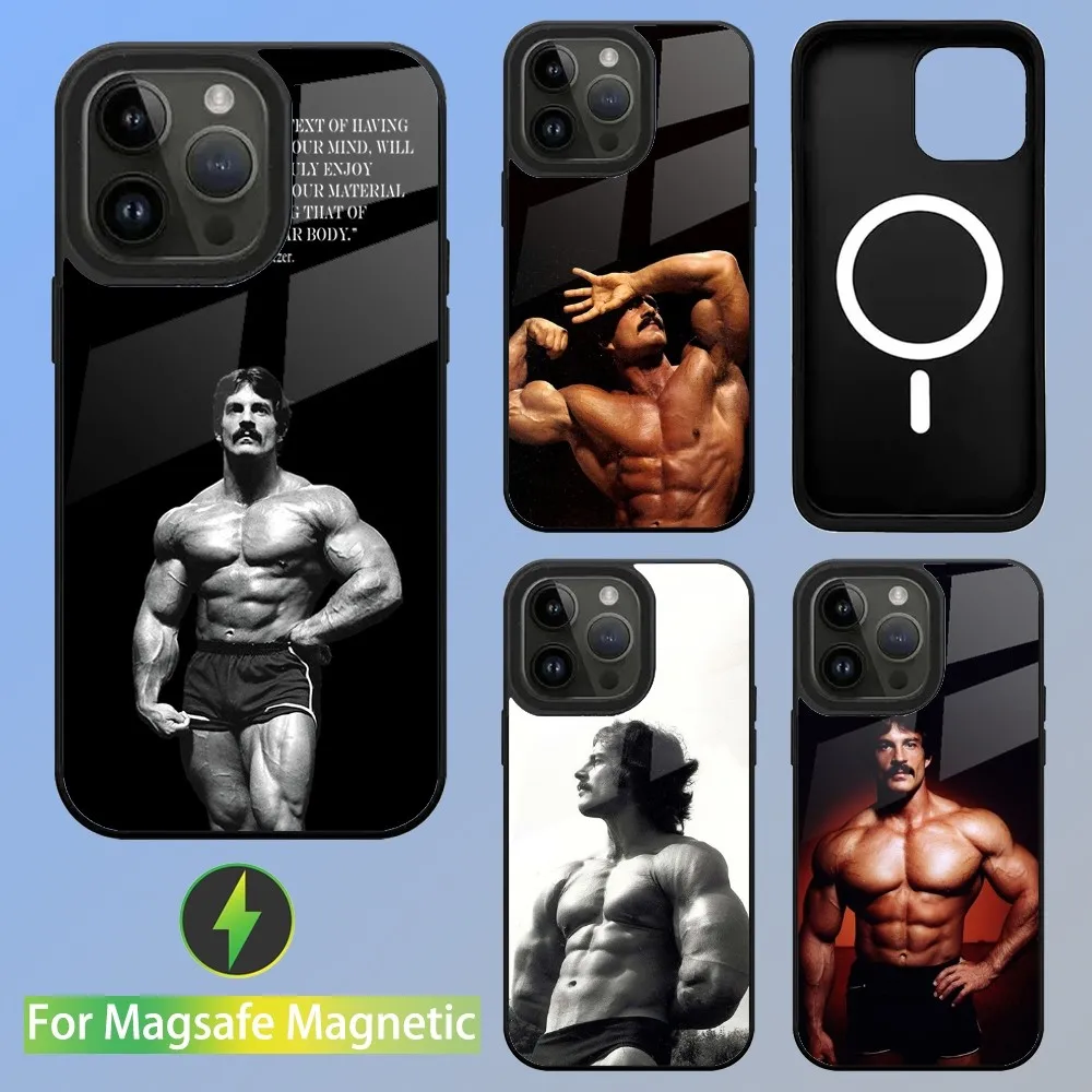 

Bodybuilding Mike mentzer Phone Case For iPhone 15,14,13,12,11,Plus,Pro,Max Mini Magsafe Magnetic Wireless Charging