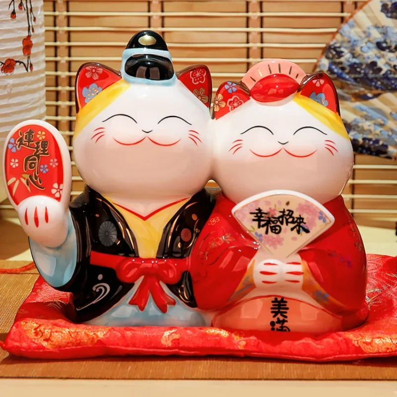 Wedding Gifts for The Couple Lucky Cat Couplings Creative Wedding Gifts Wedding Bedroom Ornaments Christmas Decorations