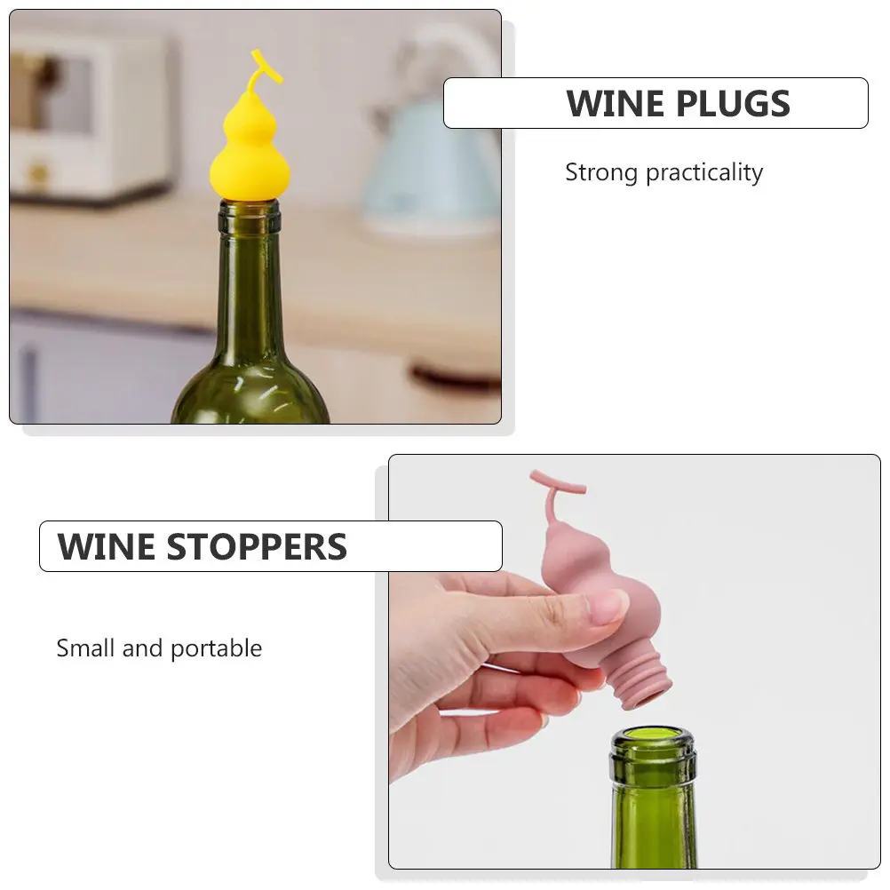 

2 шт. силиконовые пробки для винных бутылок в форме тыквы, герметичные заглушки для сохранения свежести вина и пива, аксессуары для вечеринок