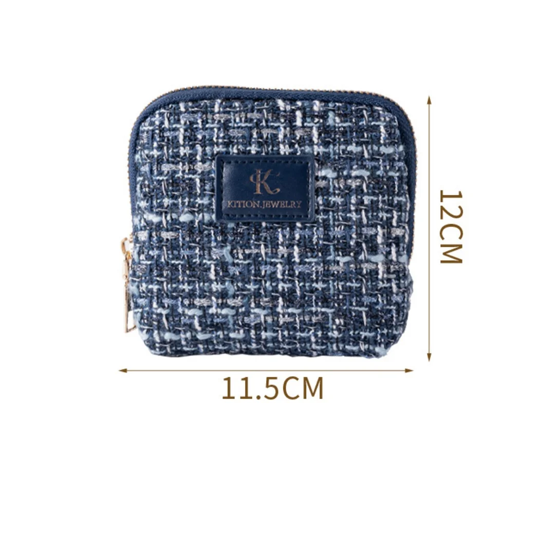 Mini Cosmetic Bag Portable Travel Jewelry Organizer Jewelry Storage Bag Protective Portable Jewelry Pouch For Daily Use Purse