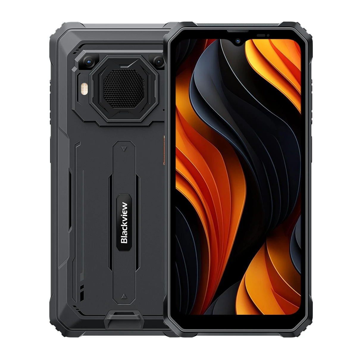 Blackview BV6200 Plus Rugged Phone 11000mAh 6.56'' HD+ Display Octa Core T606 8GB 256GB 16MP Camera Android 14 Smartphone NFC