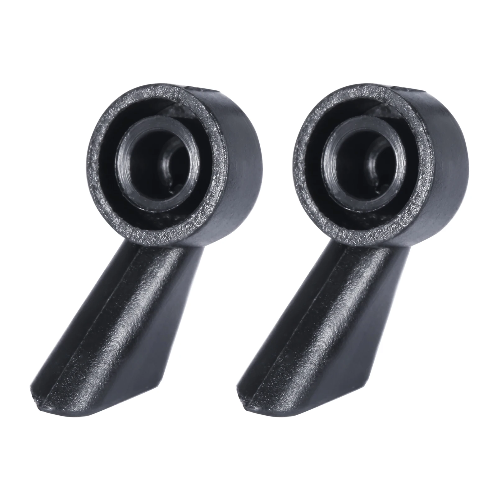 

2Pcs Rear Wiper Washer WindShield Nozzle Spray Jet For Audi A1 A3 A4 Q7 S3 RS 8E9955985 8K9955985A Plastic Black