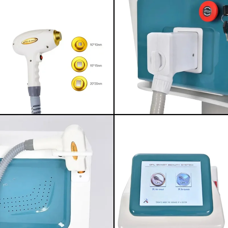 

For Salon: New Diode Laser Hair Removal Beauty Instrument - 3000W Ice Titanium Device, 808nm 755nm 1064nm Nanometer