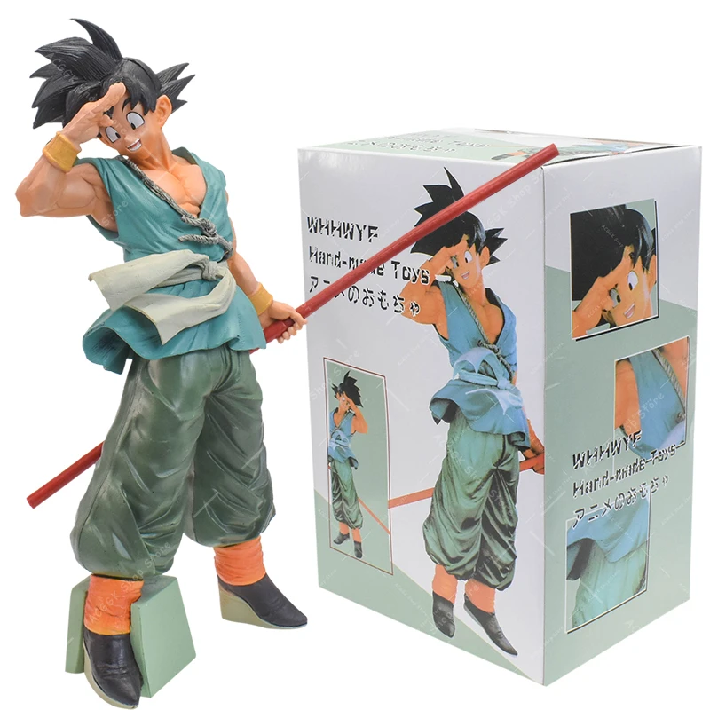 Dragon Ball Z Collection Figure Model Son Goku Kakarotto Golden Hoop Goodbye Action Large Hight 30CM PVC Model Figure Toys Gift