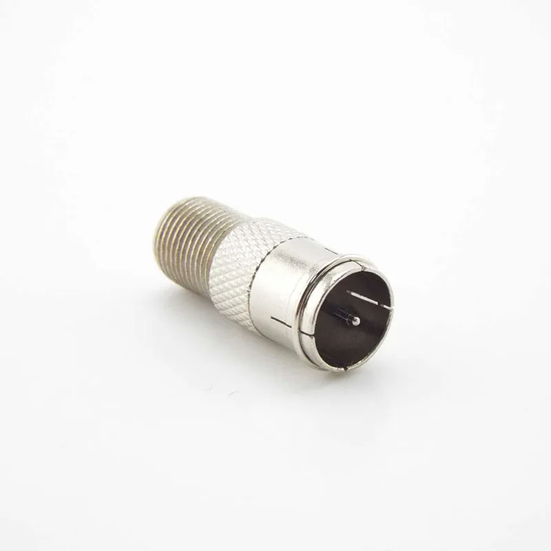 2pcs F Type Quick Plug RF F female head socket Coax Coaxial Cable Adapter Connector - Male to Female M/F plug