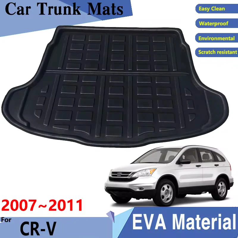 

Car Trunk Mats for Honda CR V 2007 2008 2009 2010 2011 CR-V CRV Car Rear Cargo Tray Trunk Mat Rear Pads Accessories EVA Material