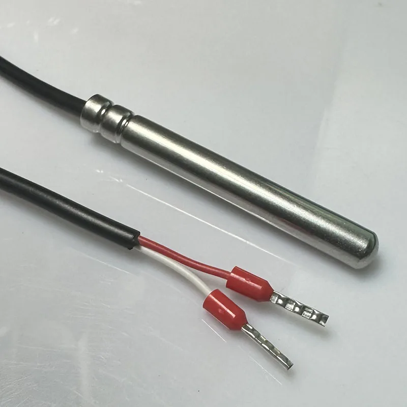 1pcs Waterproof RTD PT1000 CLASS B Stainless Steel Temperature Sensor With 3m 5m PVC Sheathed Cable