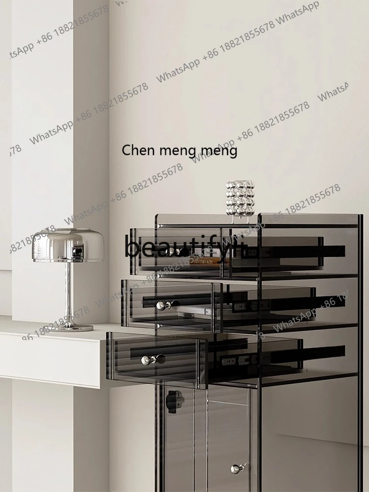 X Floor Rotating Storage Magazine Bookcase Storage Modern Minimalist Living Room Side Entrance Cabinet