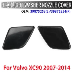 1/2pcs Car Front Bumper Headlight Washer Spray Nozzle Jet Cap Cover for Volvo XC90 2007-2014