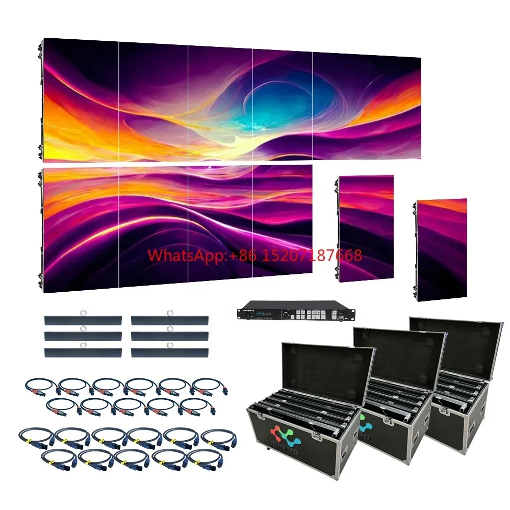 

Pantalla led display boards panel advertising snap screen murah led video wall outdoor led display p3.91 led screen outdoor