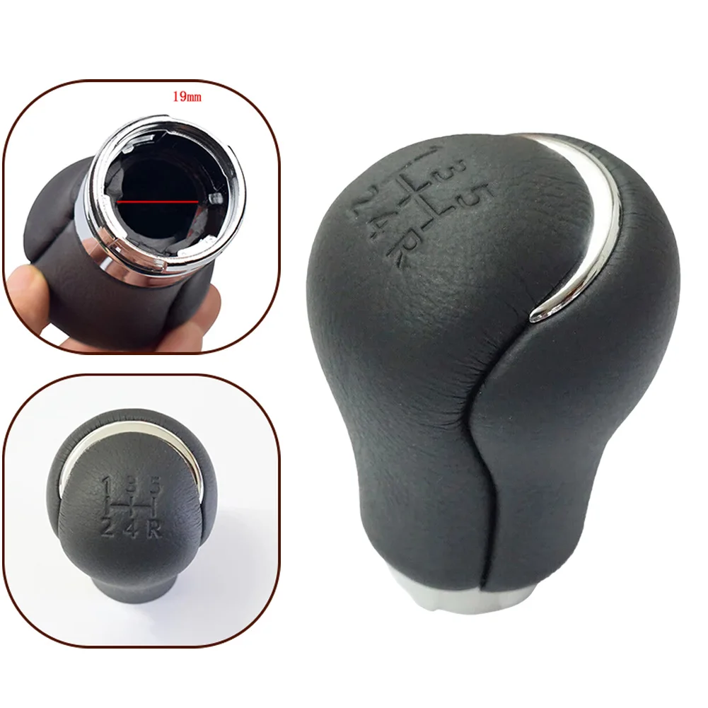 Car Leather GEAR SHIFT KNOB  For TOYOTA  For HILUX REVO 2015-20  FIT FOR Left DRIVER FOR MANUAL 5 SPEEDS Accessories