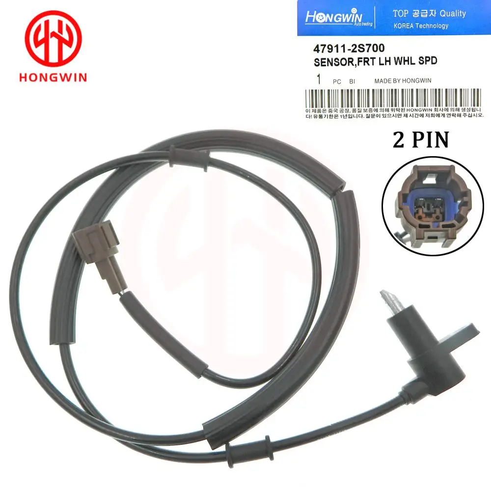 New ABS Wheel Speed Sensor Fornt Left Right 47910-2S700 47911-2S700 For  NISSAN NAVARA D22 97-19 NP300 08-19 PICK UP 2.5TD 97-07