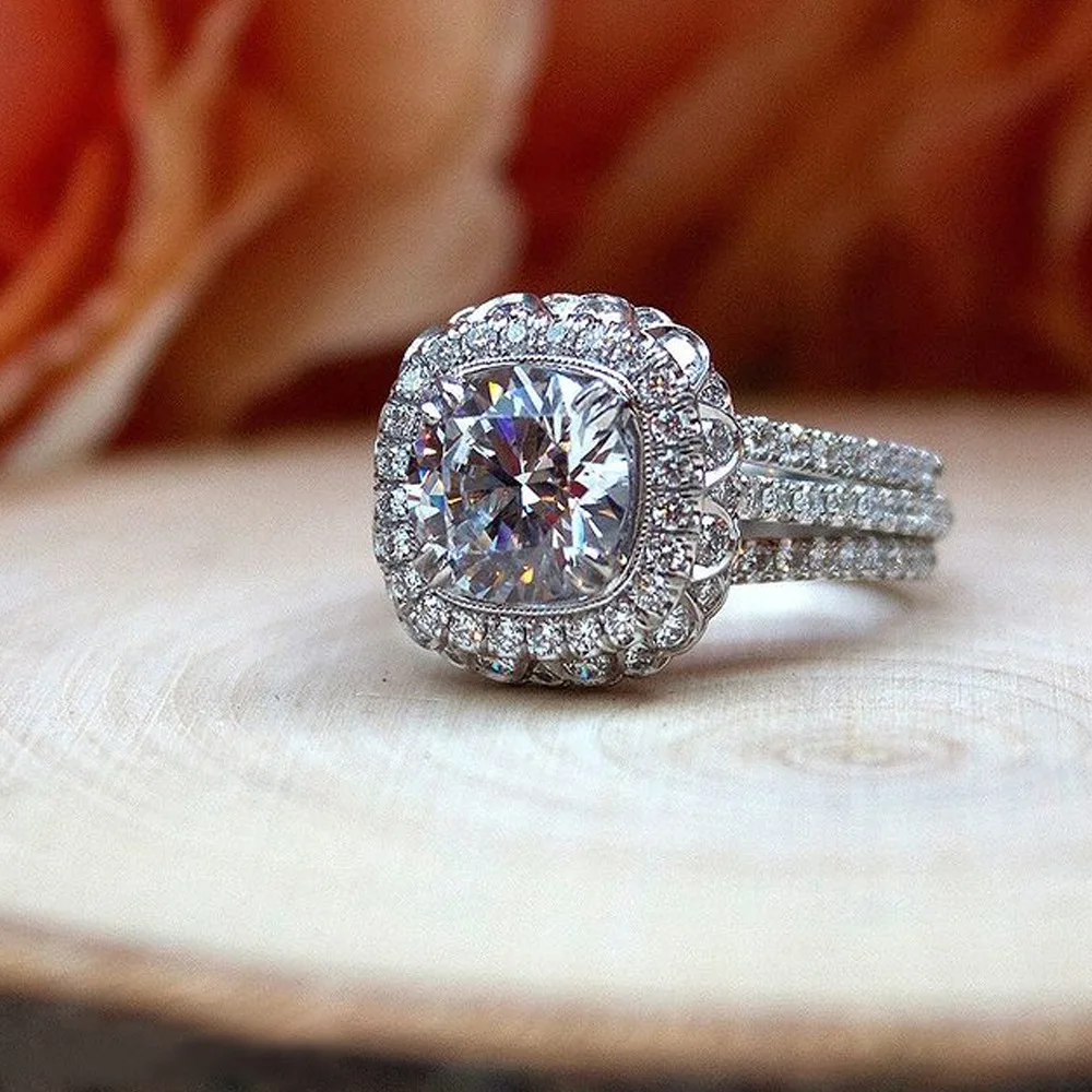 

Обручальное кольцо, женские ювелирные изделия, встроенный циркон, медь, новый модный аккор для свадебных вечеров и особых случаев