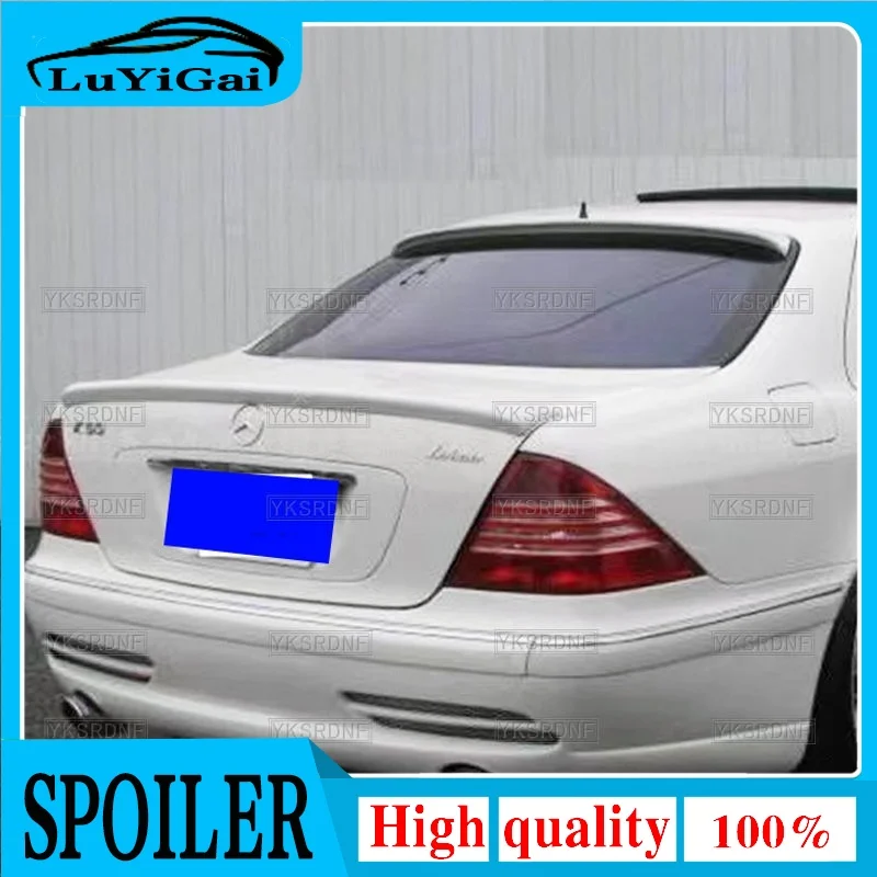 

For Mercedes Benz S Class W220 1998-2005 High Quality Carbon Fiber Material Rear Spoiler and Roof Spoiler for Benz S450 S600