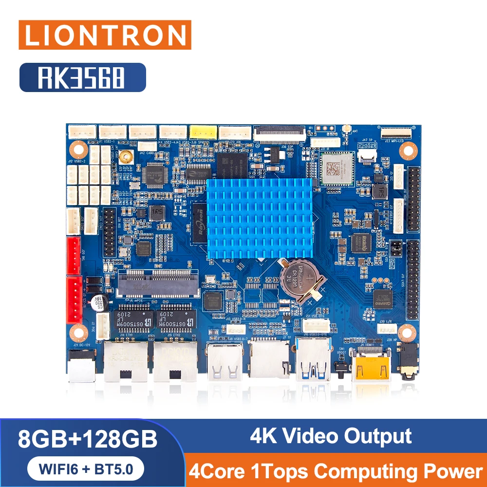 

Liontron development mainboard motherboard rk3568 Debian 10 android 11 with RS485 HDMI- in 4G lTE circuit board linux Edge Smart