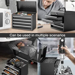 Hardware Tool Box Portable Multi-Layer Toolbox Multi-Function Auto Repair Tools Drawer Household Electrician Carpenter Storage