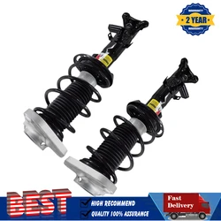 Pair Front Spring Suspension Shock Absorber Strut Assys W/ADS For Mercedes Benz W218 W212 CLS63 E63 AMG RWD 2183231900