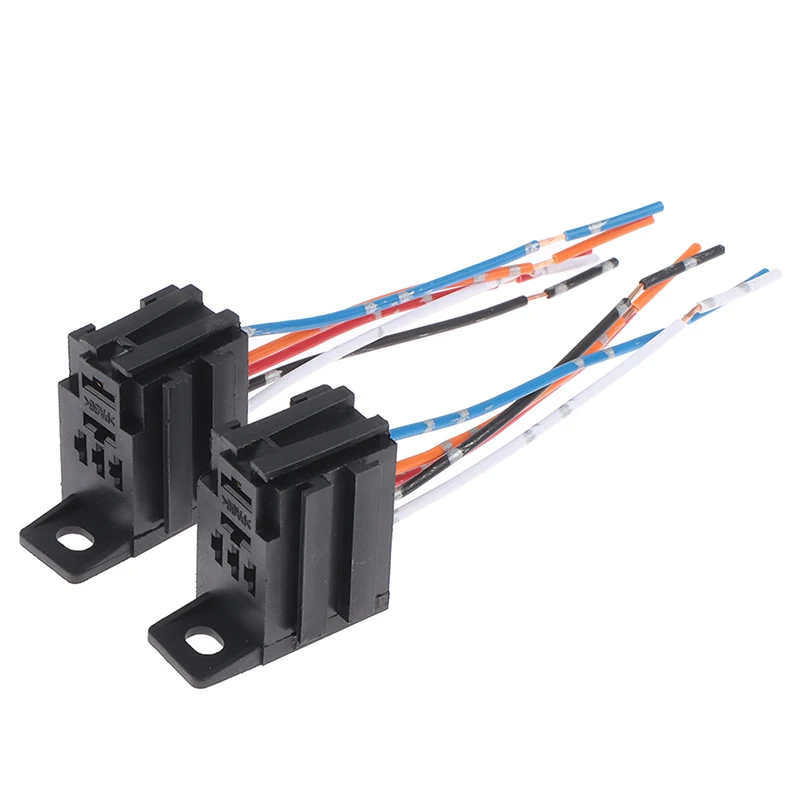 

5Pin Car Relay Socket Violet Connector Porous Harness 12.5cm
