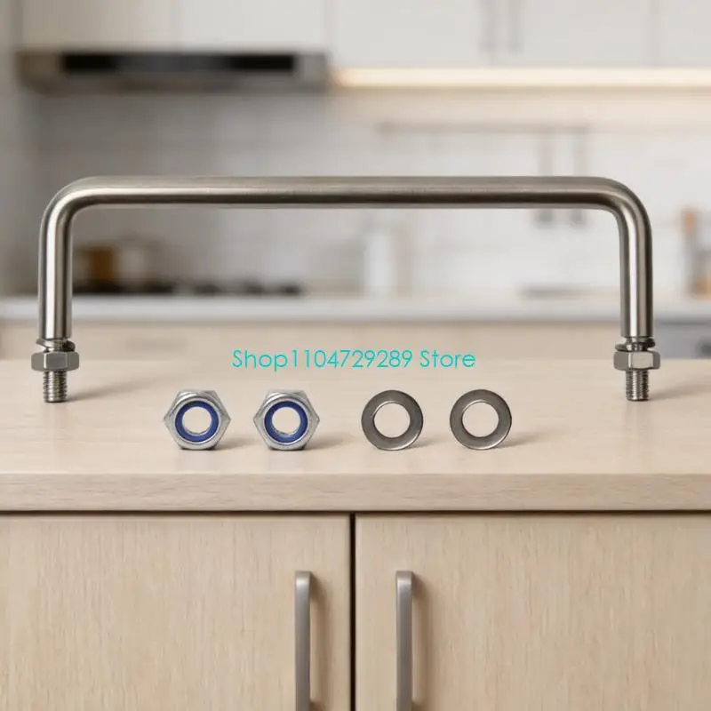 D8KE Metal Threaded Pull Handle Set for Machine Housings and Utility Boxes