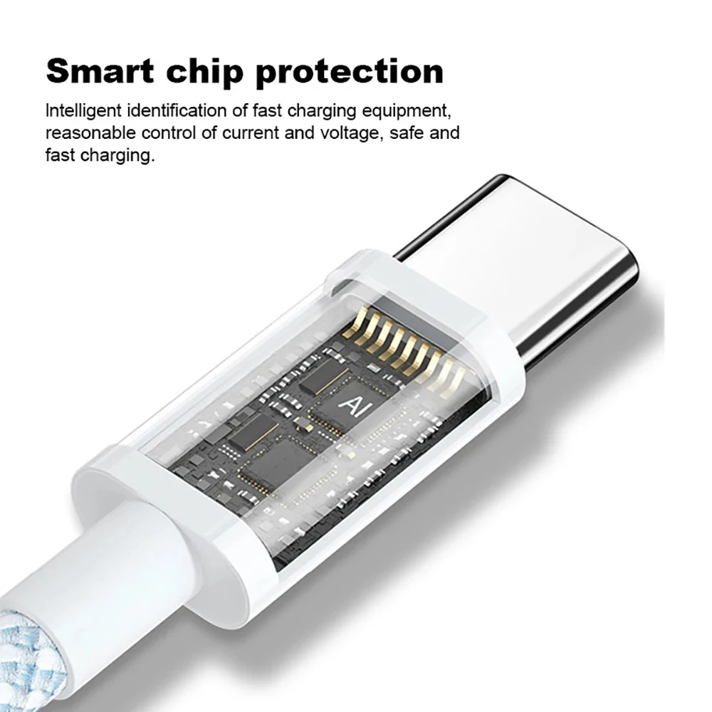 Cable de datos de carga rápida para móvil, Cable de transferencia de datos de 240W PD USB-C a tipo C para Samsung iPhon 15, Pad MacBook Pro, Huawei