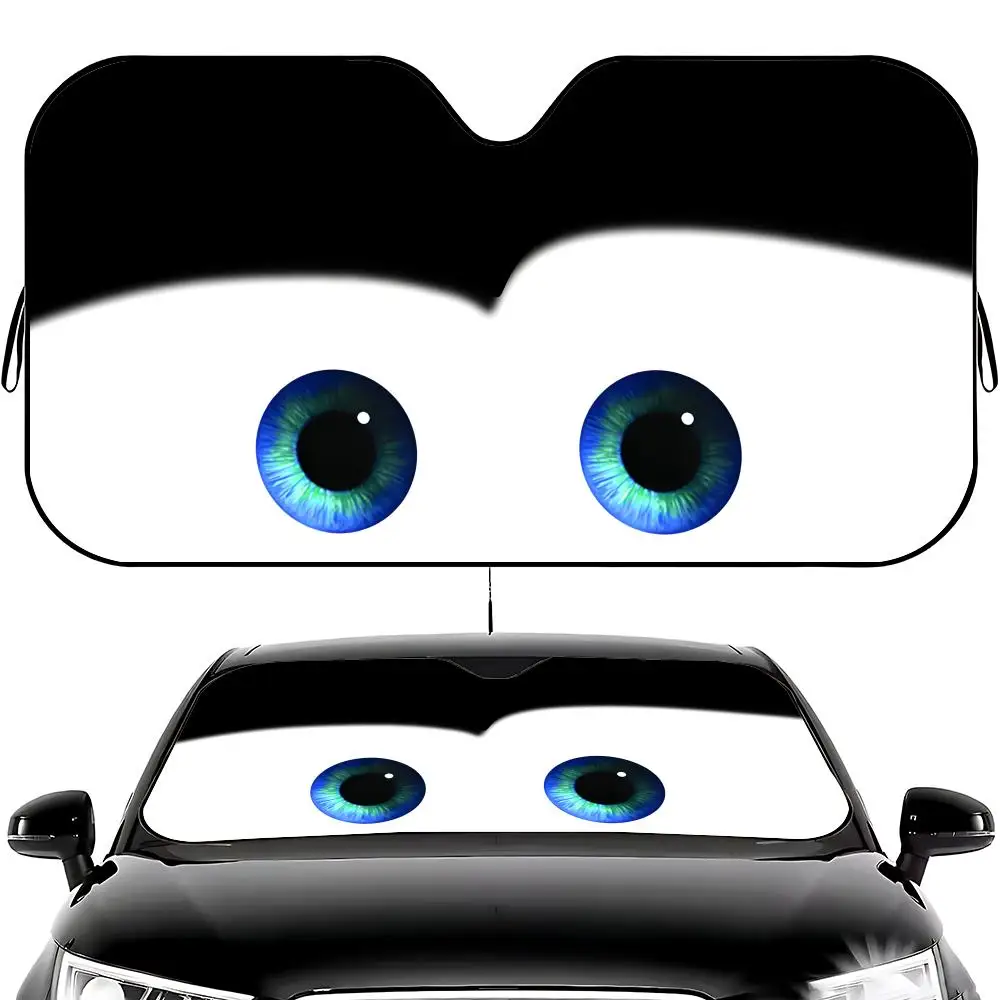 Cars Funny Sun Visor Thickened Car windshield sun shade - Foldable Universal Fit Heat Insulation UV protection
