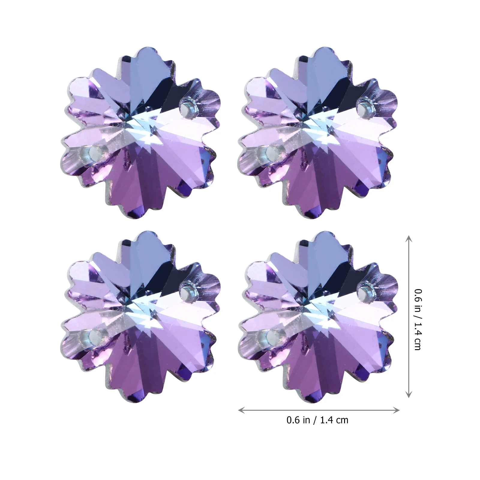 56Pcs Snowflake Rhinestone Charms Fine Craftsmanship DIY Jewelry Making Accessories Necklace Bracelet Scrapbooking