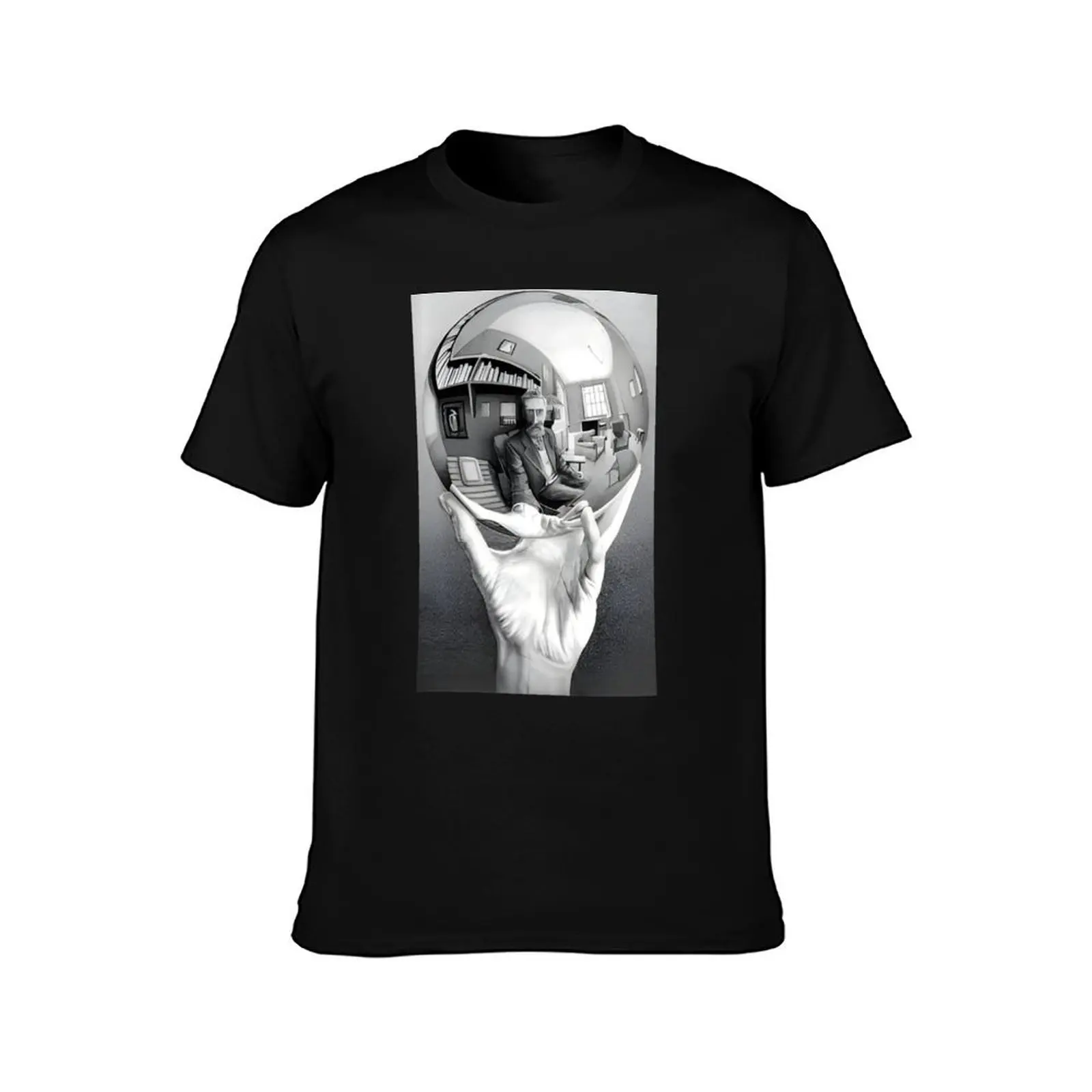 M.C. Escher - Hand with Reflecting Sphere T-Shirt t shirt for man T-Shirt