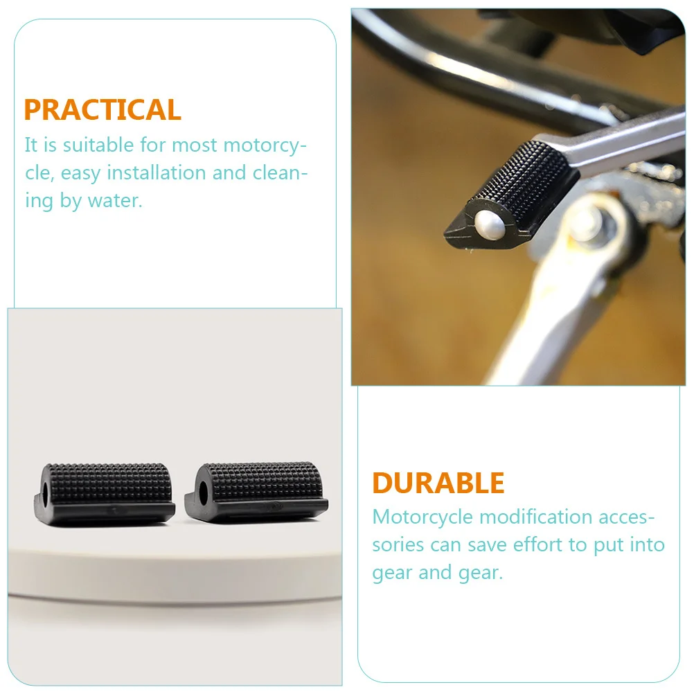Motorcycle Gear Covers Universal Lever Protection Boot Shoe Protector Shifter Pedal Rubber Cover Anti-Slip Shift Pad For