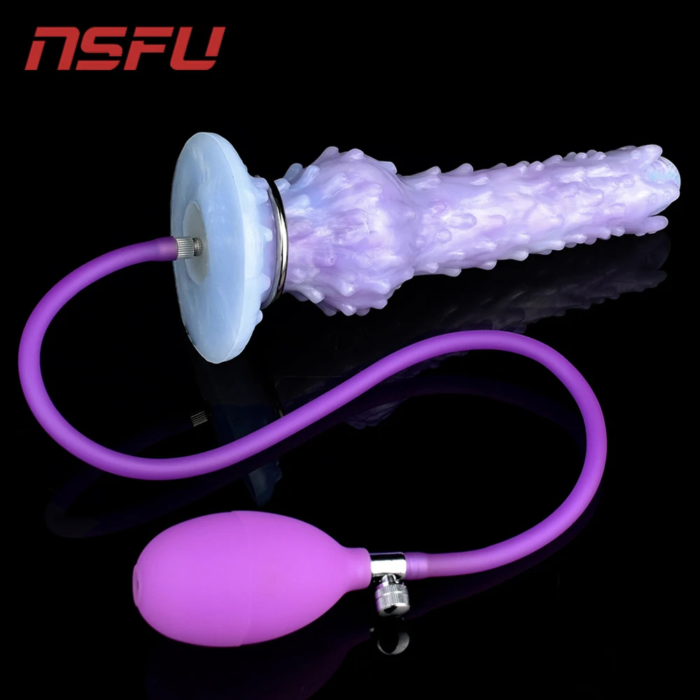 NSFU هوائي Ovipositor الكلب دسار مع لينة انتقادات لاذعة شرجية المكونات قضبان اصطناعية البظر الاستمناء ألعاب جنسية من السيلكون للمرأة الرجال مثلي الجنس
