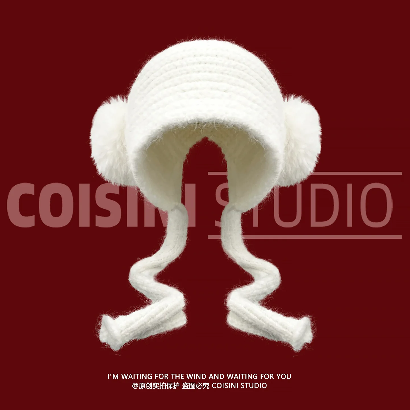 

Корейская мягкая шапка-балаклава из искусственного меха, наушники, шерстяная шапка, женская осенне-зимняя ленивая и теплая шапка-бомбер с защитой ушей