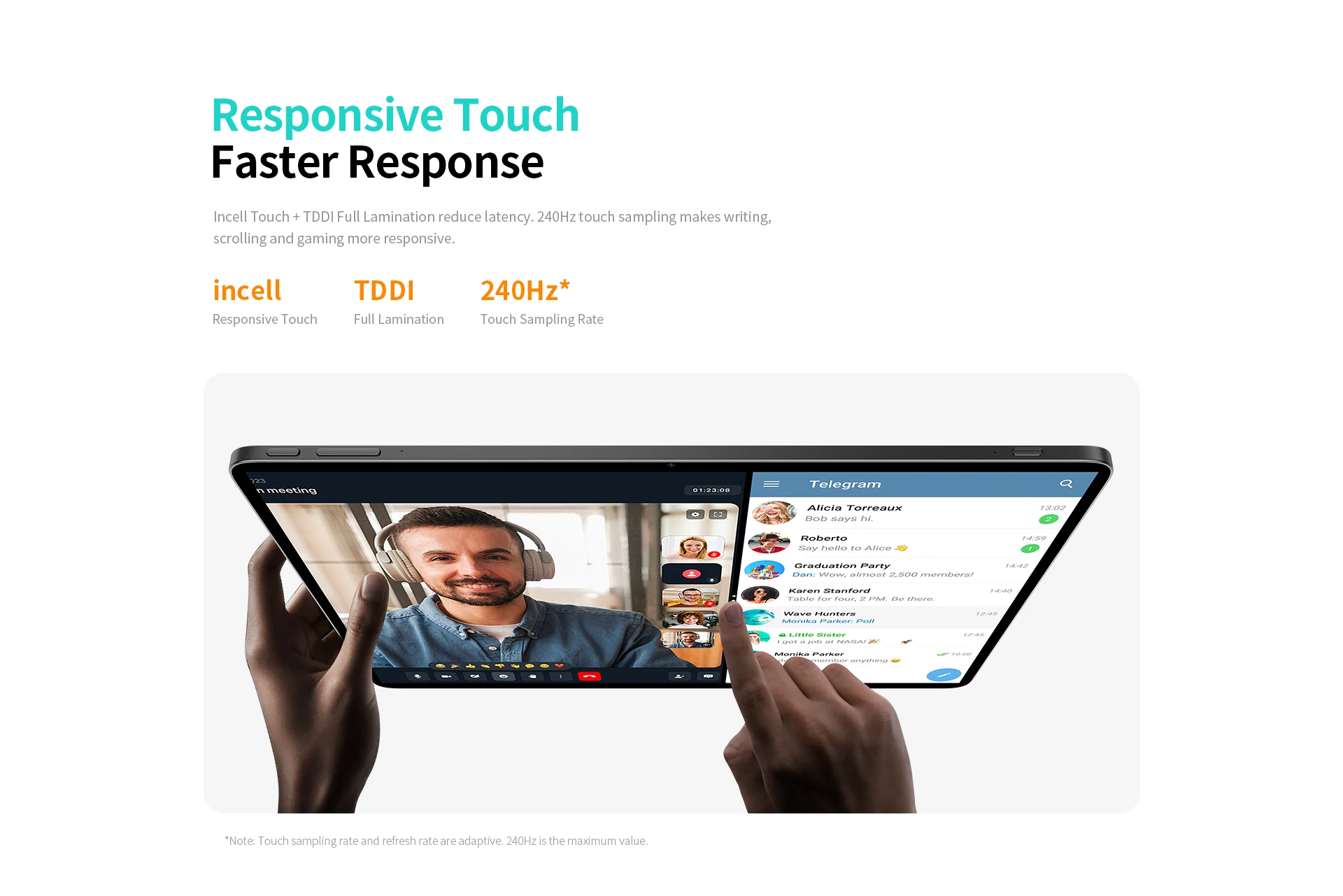 Teclast ArtPad 13.2-inch 2.2K TDDI Tablets PC Max.48GB RAM 128GB ROM Android 16 Tablets T7300 8 Core 10000mAh 18W Fast Charge