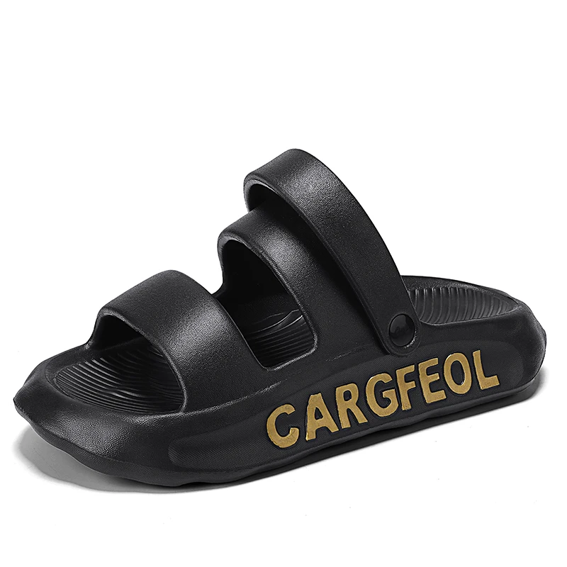 2025 Summer Men's Casual Fashion Sandals with Thick Sole and Increased Height Lightweight Slip-On Design Beach Shoes