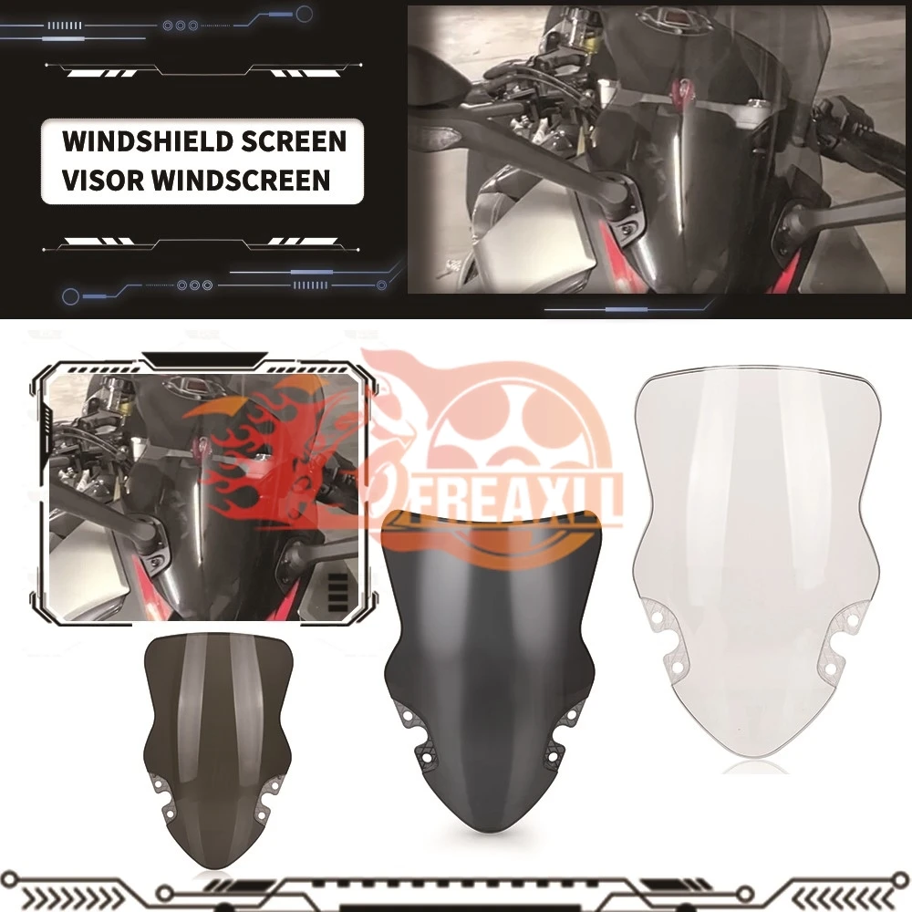 

Motorcycle Windshield Windscreen For CFMOTO 450SR 450 SR 2022 2023 450SS Deflector Windshield Screen Visor Windscreen Protector