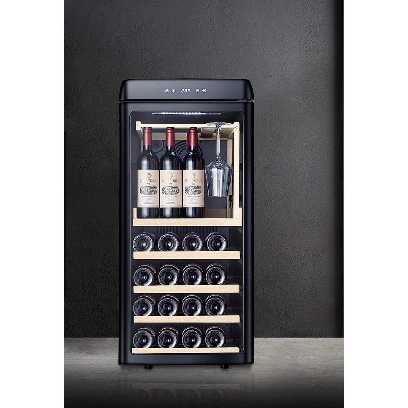 

Constant temperature red wine cabinet retro, hanging cup display air-cooled, refrigerated, display cabinet