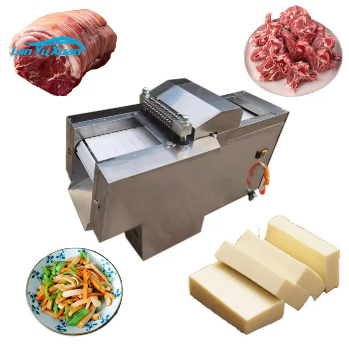 Best Factory Price Small Meat Cutting Machine Electric Beef Cut Automatic Chicken Cutting Machine Fish Dicer Meat Cutter Machine