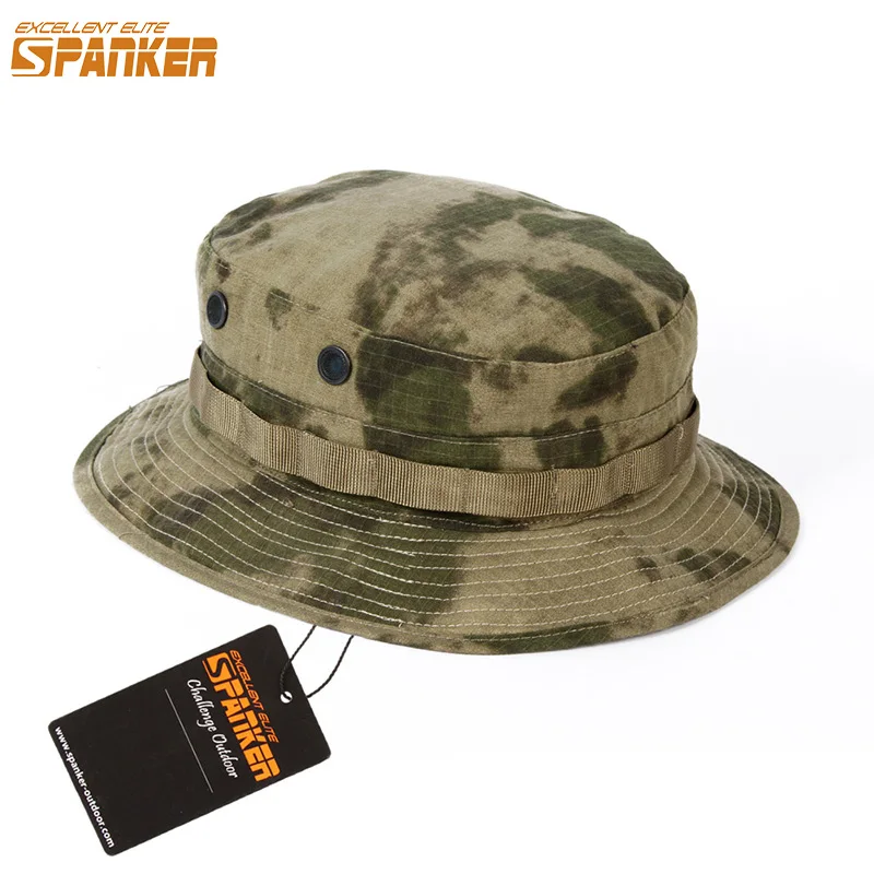 Boonie Men Hat Tactical Bucket Hats Panama Summer Cap Hunting Hiking Outdoor Fisherman Hats Sun Caps