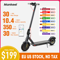 Mankeel MK083 350W Electric Scooter for Adults 36V 10.4AH Max Range 30KM Folding E-scooter Smart Kick Scooter