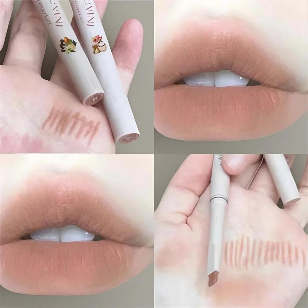 Matita labbra opaca - Velluto impermeabile resistente al sudore di lunga durata, ideale