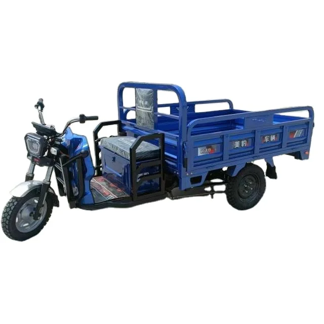 New CE Approved 5 Wheel Tricycle Cargo Electric Mobility Cargo Electric Tricycle Stainless Steel