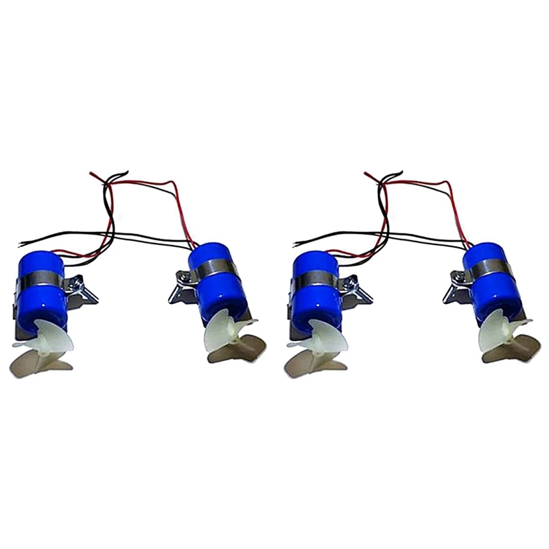 

2 Pair RC Jet Boat Underwater Motor Thruster 7.4V 16800RPM CW CCW 3-Blades Propeller For DIY Micro-ROV Robot RC Bait